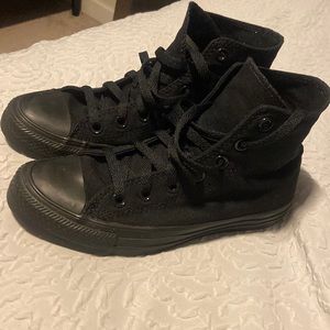 Converse, high top, black, womens size 6